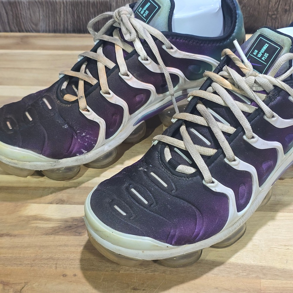 Nike Air VaporMax Plus Northern Lights Purple 924453-101‎ Size 9.5 Mens